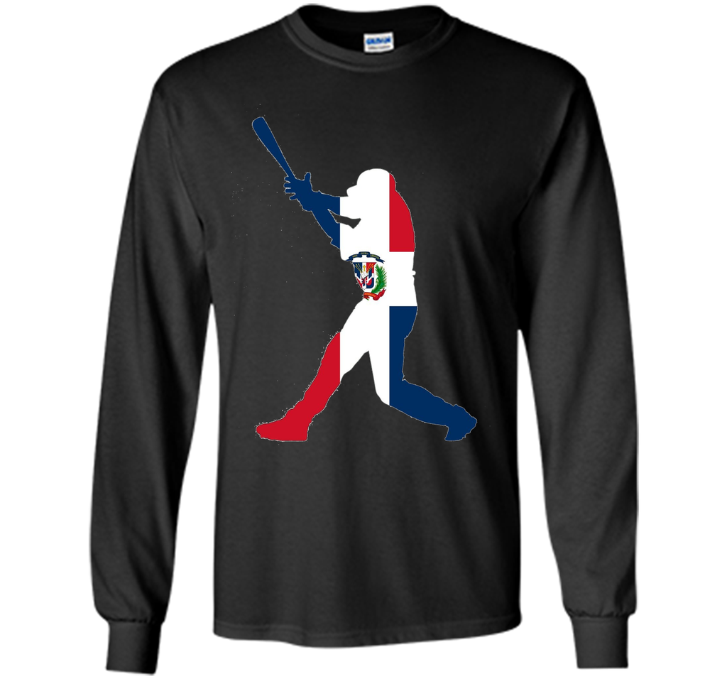 Dominican Republic Baseball Flag Shirt