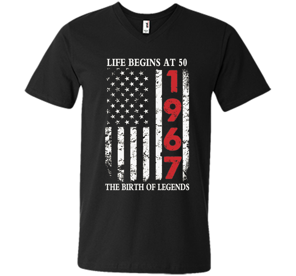 1967 The Birth Of Legends American Flag T-Shirt, 50th Gift cool shirt