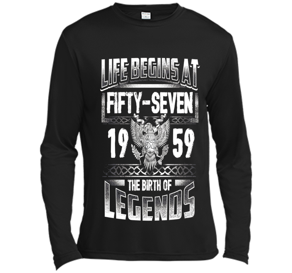 Life Begins At 57 - 1959 The Birth Of Legend T-Shirts Gifts