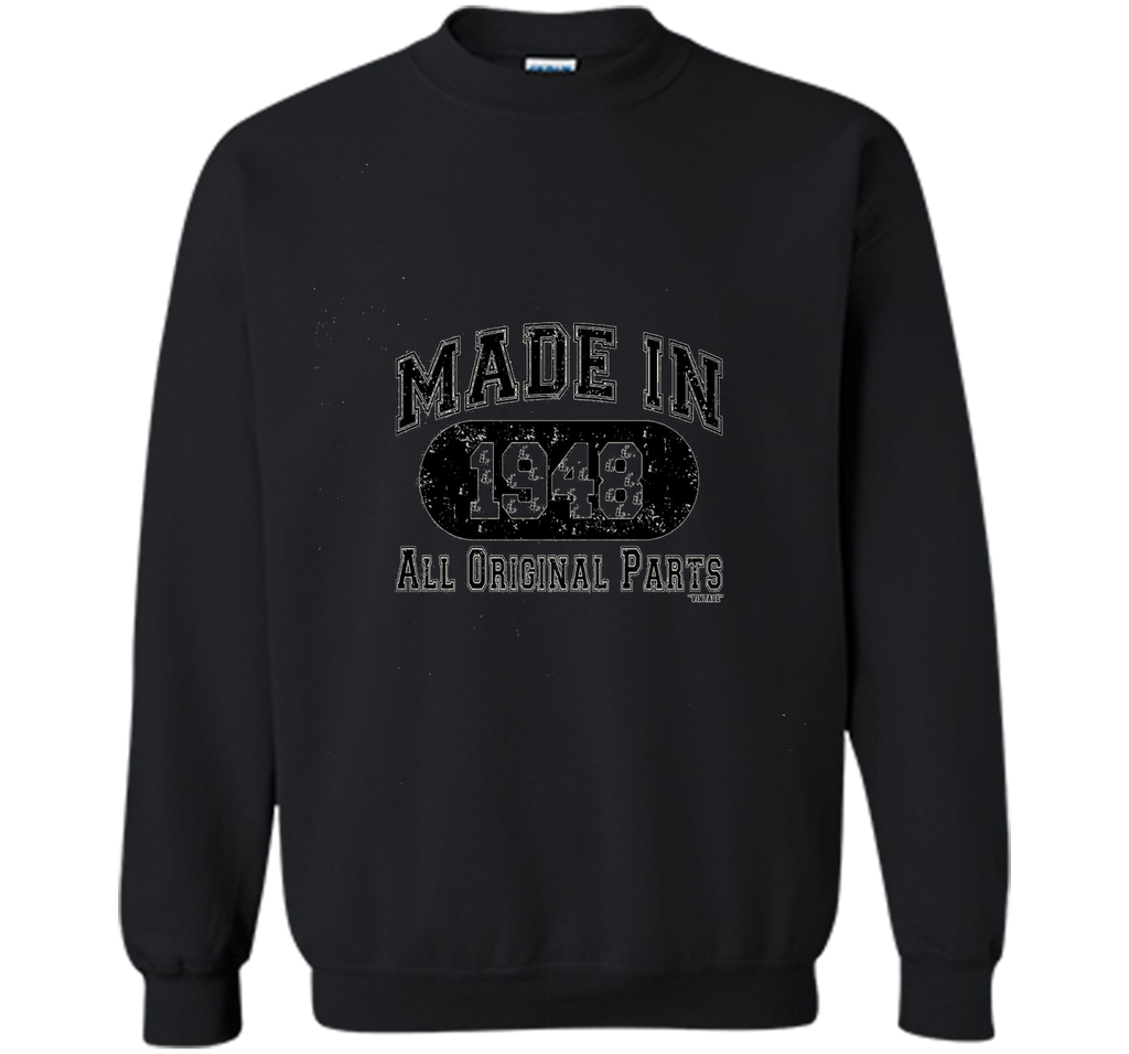 Made In 1948 All Original Parts Funny Birthday T-Shirt