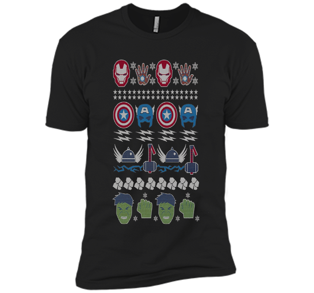 Avenger Winter Ugly Christmas Sweater Graphic T-Shirt