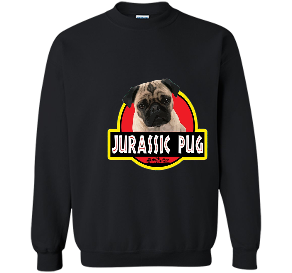 Jurassic Pug Funny Dog T- Shirt