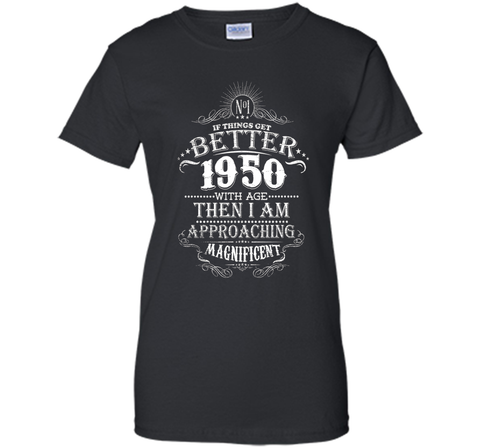 66th Years Old 1950 Vintage Awesome T-Shirt Gift Birthday