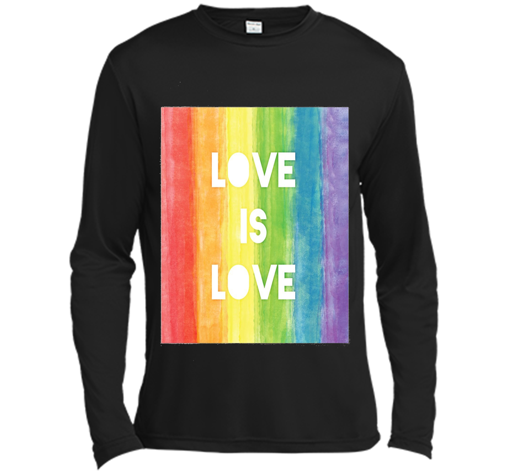 Love Is Love Gay Lesbian LGBT Pride Rainbow T-Shirt