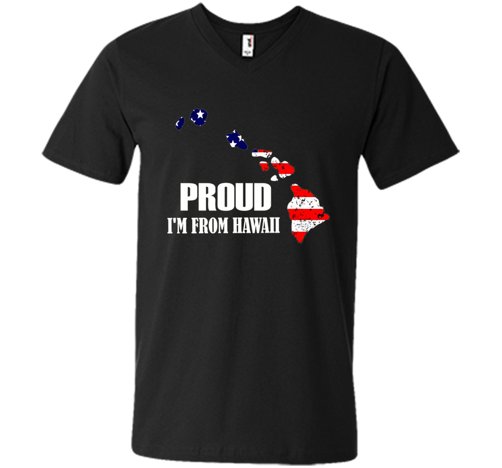 Proud of Hawaii-US flag Independence day Tshirt