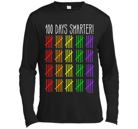 100 Days Smarter Counting Hash Marks Days of School T-Shirt