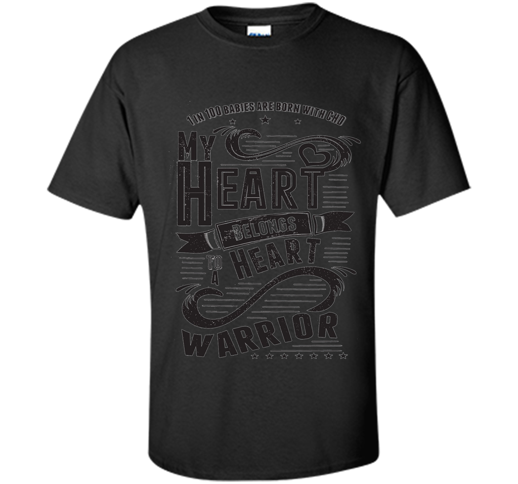 CHD Shirts - My Heart Belongs To A Heart Warrior T-Shirt
