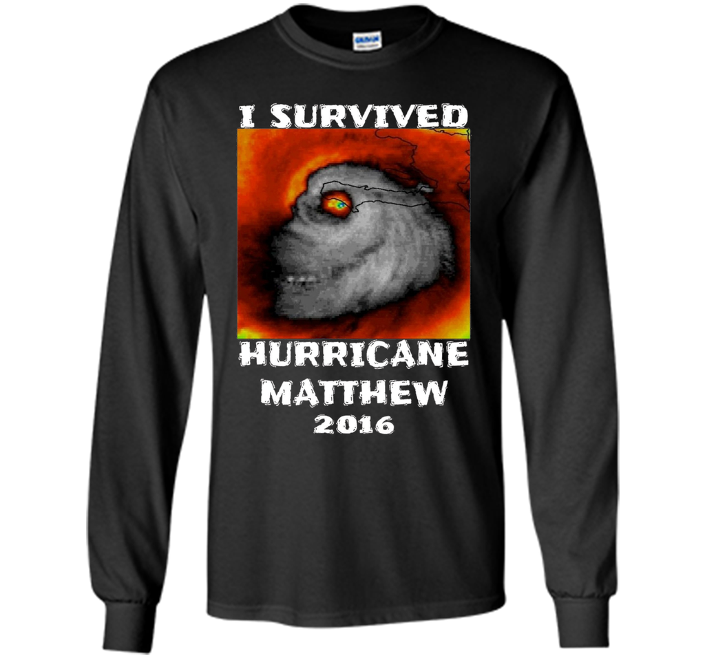 Hurricane Matthew T Shirt I Survived Hurricane Matthew 2016