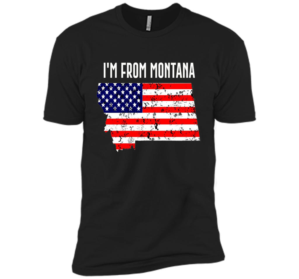 Proud of Montana -US flag Independence day Tshirt