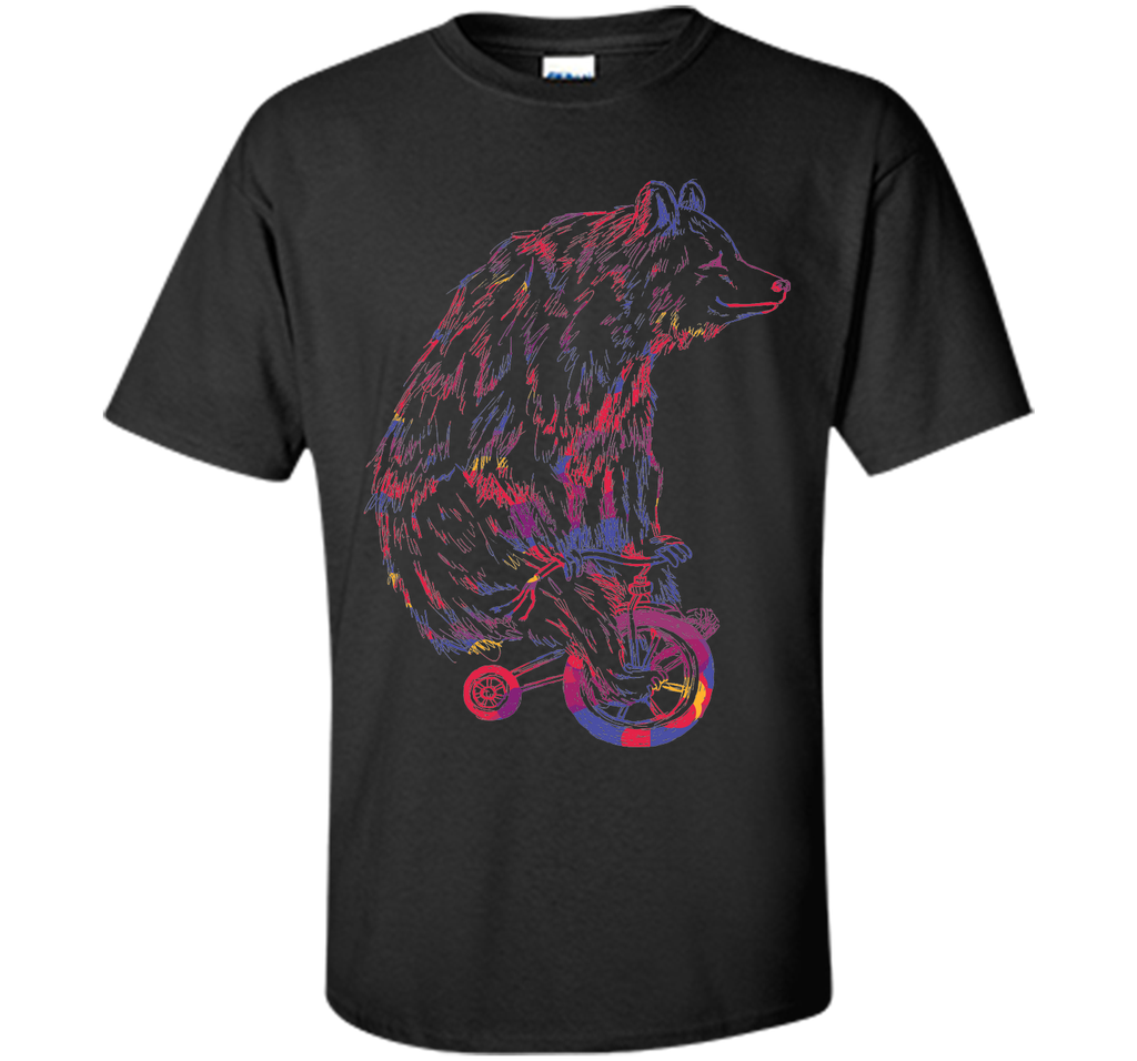 Bear Riding Bicycle T-Shirt