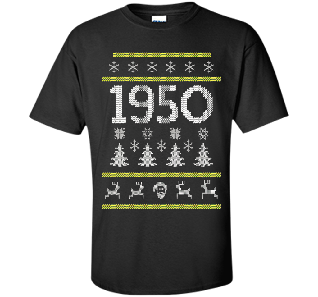 1950 Ugly Christmas Sweater Birthday Gift T-Shirt