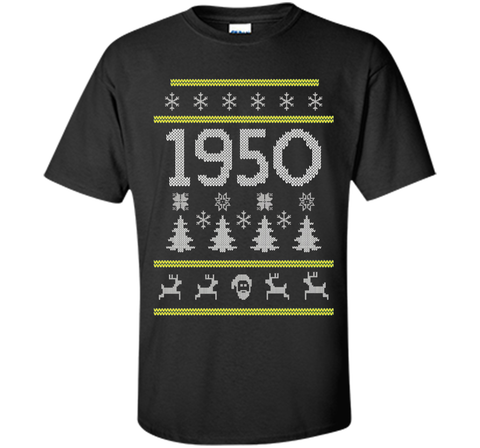 1950 Ugly Christmas Sweater Birthday Gift T-Shirt