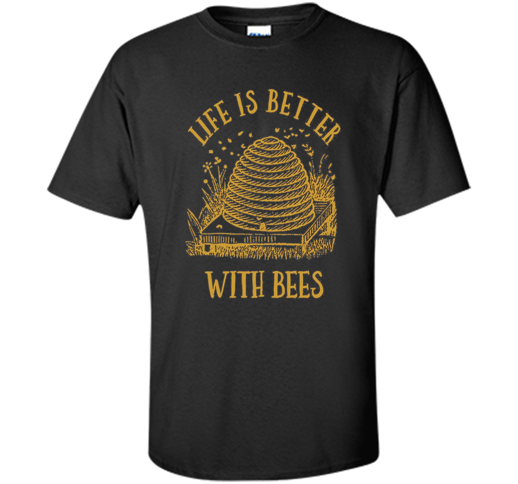 Vintage Beehive Life Is Better With Bees T-Shirt