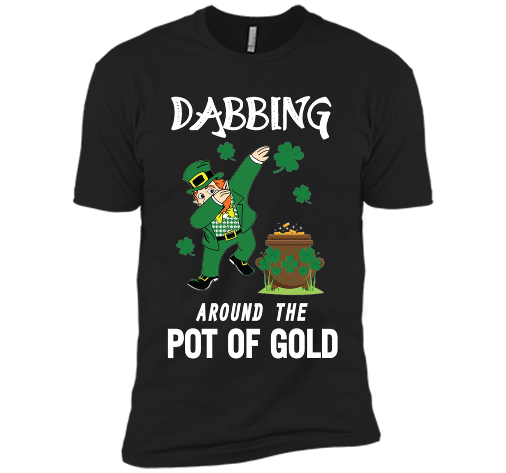 Dabbing Leprechaun Saint Patricks Day T-Shirt for Boys Girls