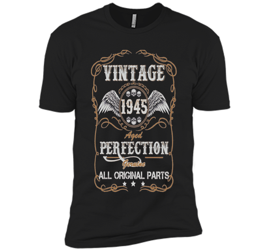 Birthday Year Gift Vintage 1945 All Original Parts T-Shirt