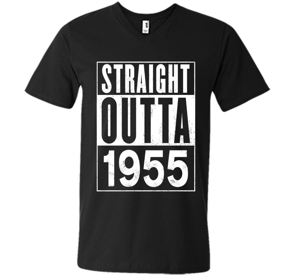 Straight Outta 1955 Year 62nd Birthday Year Funny T-Shirt