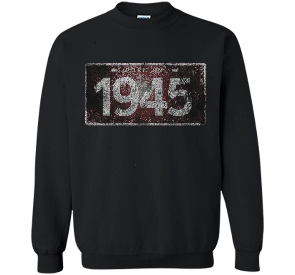 Men's 1945 License Plate 71st Birthday 71 Years Old Funny T-Shirt