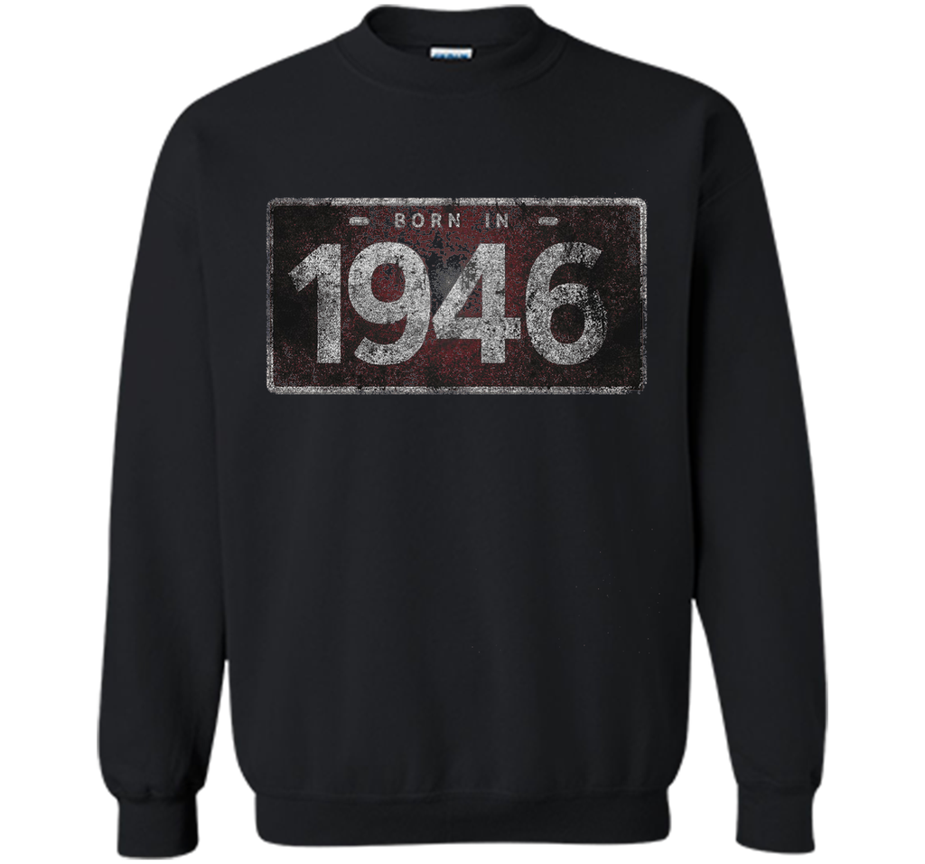 Men's 1946 License Plate 70th Birthday 70 Years Old Funny T-Shirt