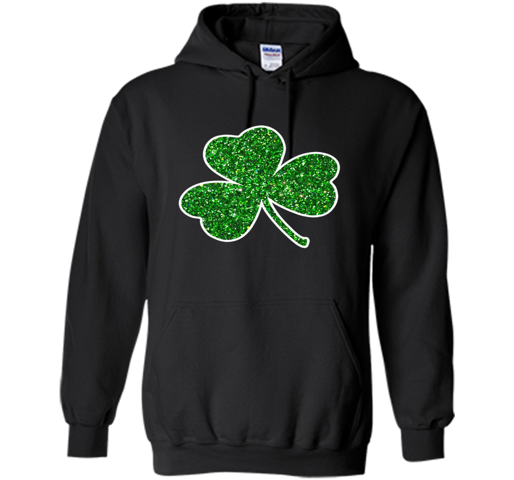Green Glitter Shamrock t-shirt st. patrick's day