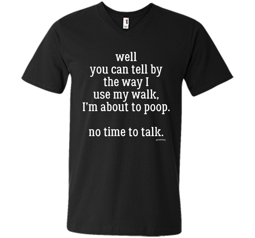 No Time to Talk (White Ink) T-Shirt