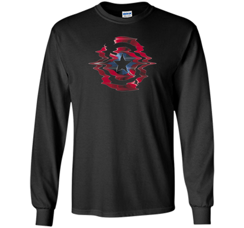 Captain America Shield Glitch Graphic T-Shirt