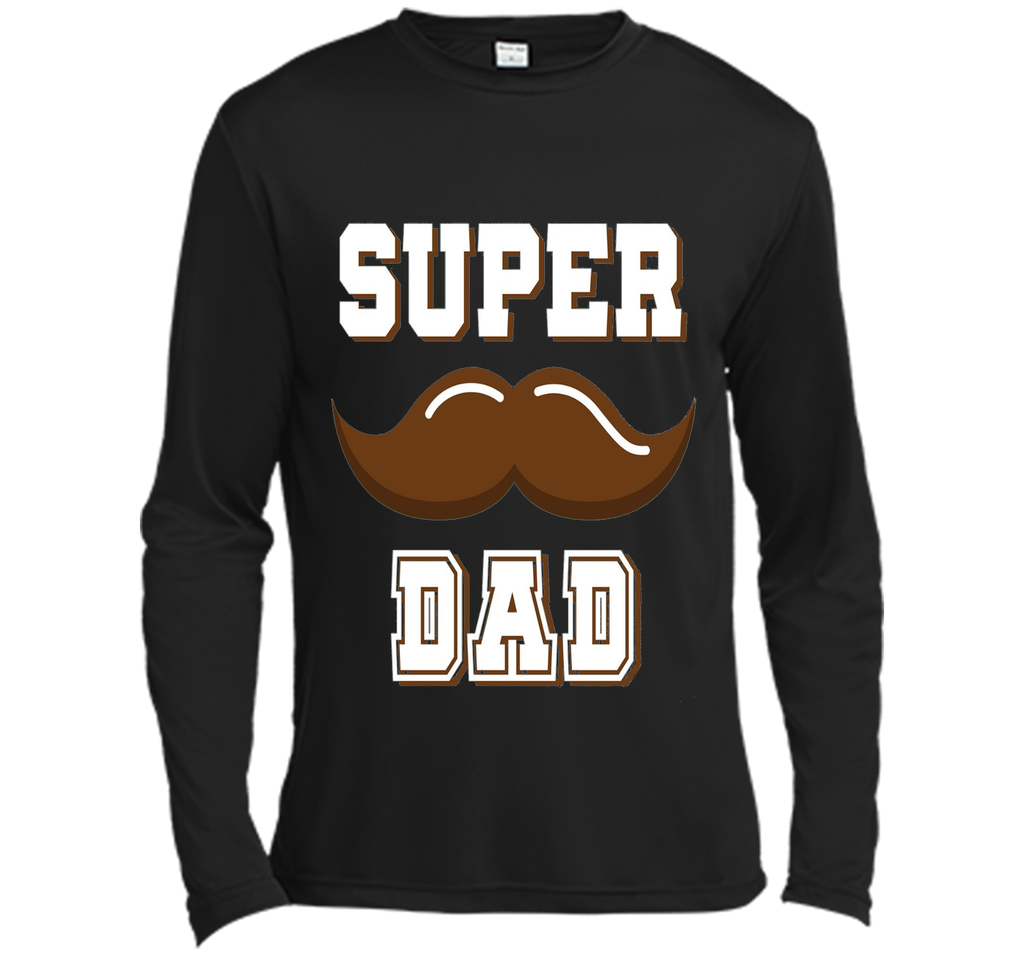 Super Dad Mustache Father's Day Tee Shirt