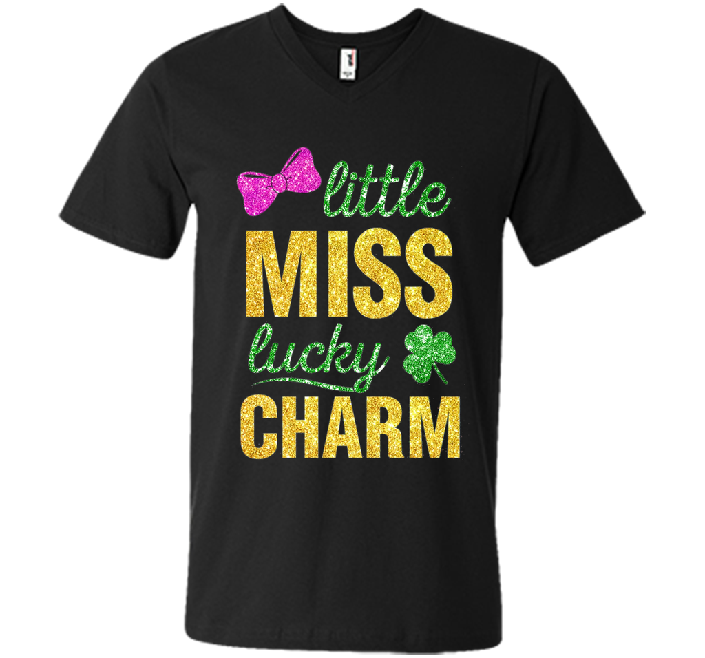 Little miss lucky charm st.patrick's day shirts for girls