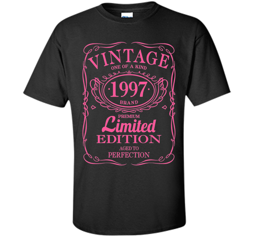 20th Birthday Gift Vintage 1997 Limited Edition T-Shirt Pink