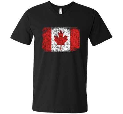 Worn Out Canada Flag T-shirt for Canada Day
