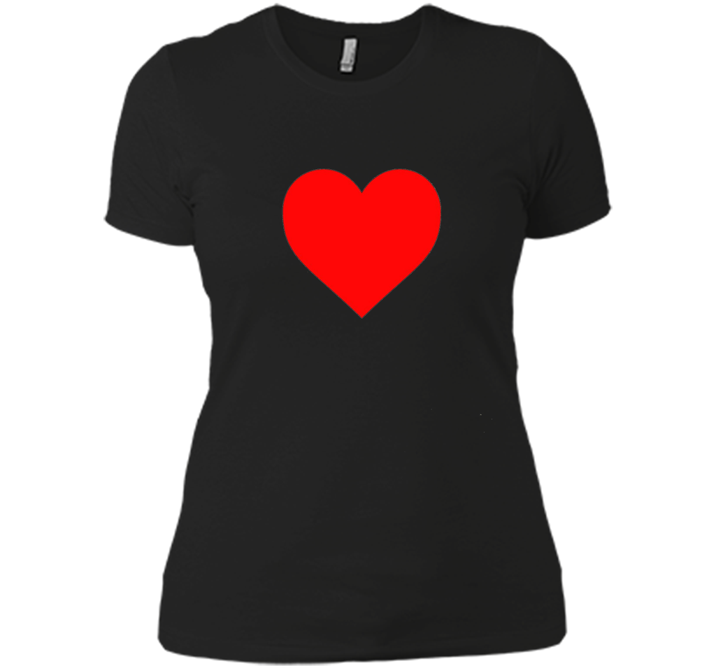I Love You Red Heart T-Shirt