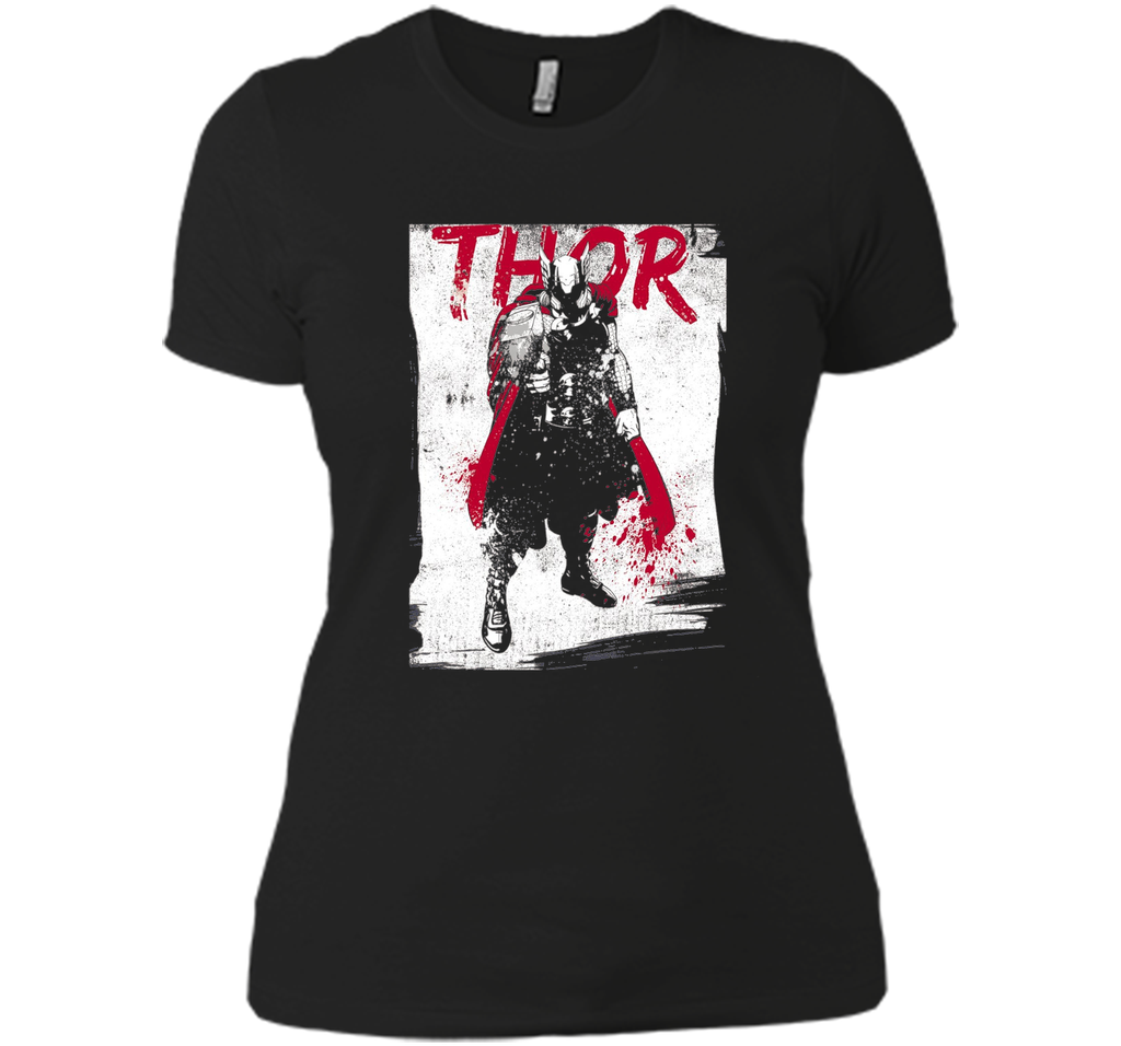 Thor Paint Splatter Print Graphic T-Shirt
