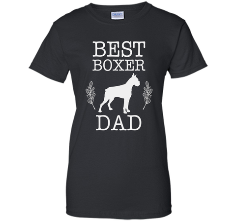 Best Boxer Dad Shirt Father's Day Gift for Dog Lover