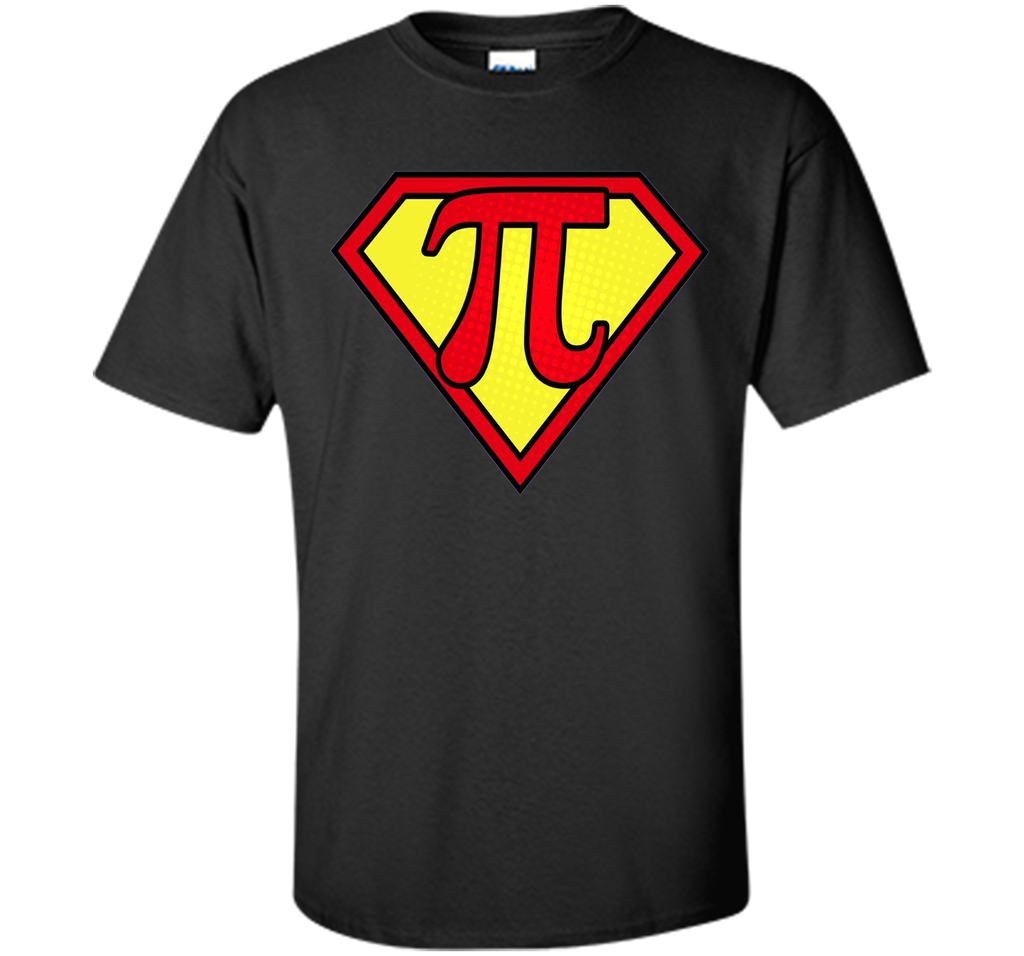 Pi Day 2017 Funny Pi Superhero Style T-Shirts for Math Geeks