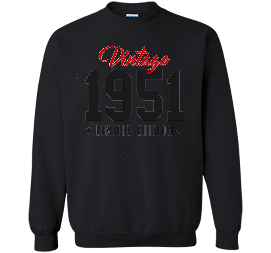 65th Birthday Gift T-Shirt Vintage 1951 Limited Edition Red