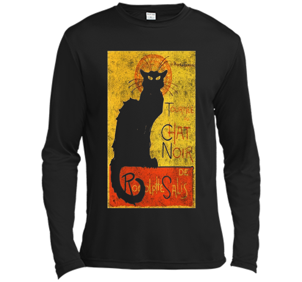 Vintage Tournee du Chat Noir Black Cat Halloween T-Shirt