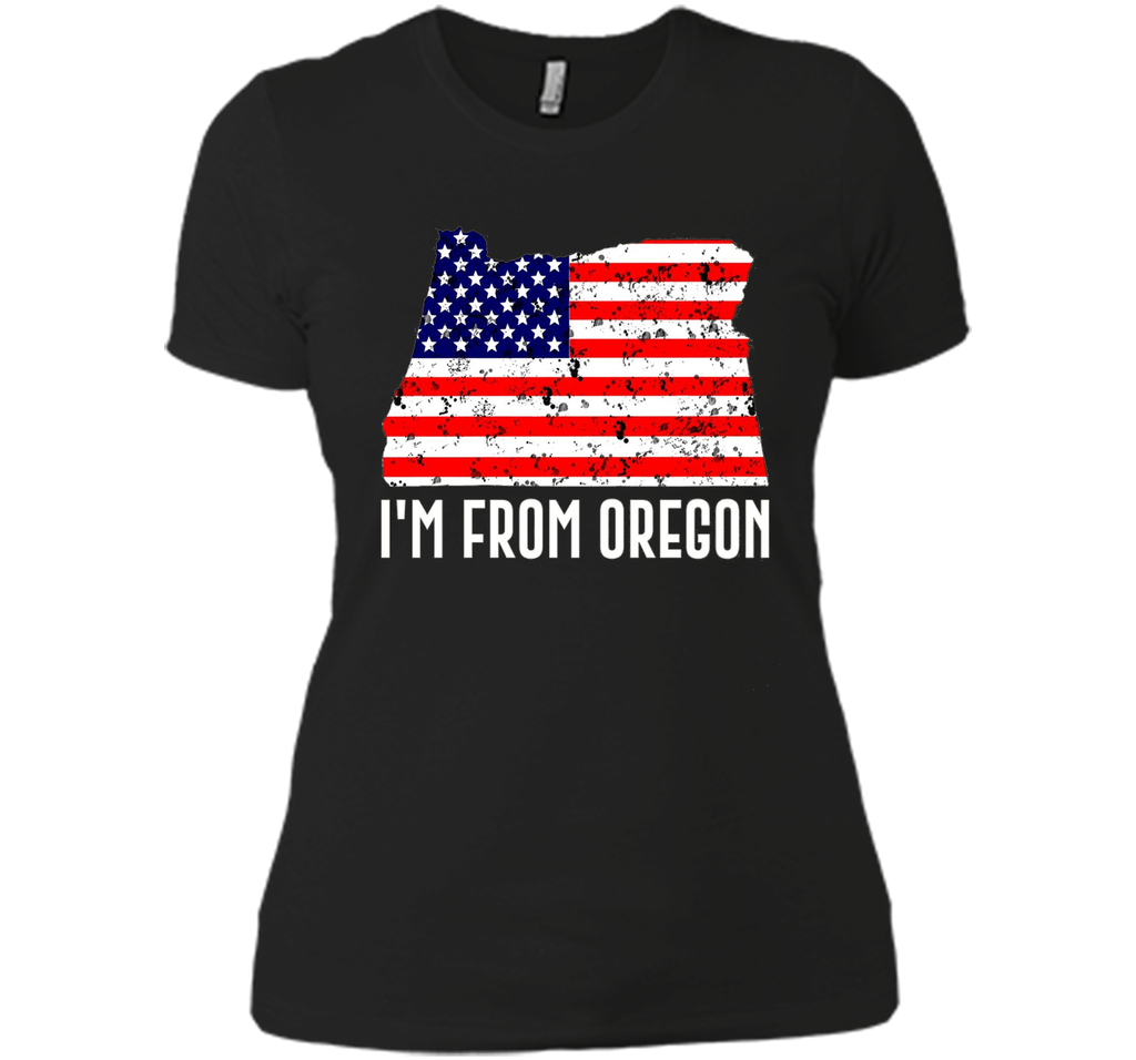 Proud of Oregon USA flag Independence day Tshirt