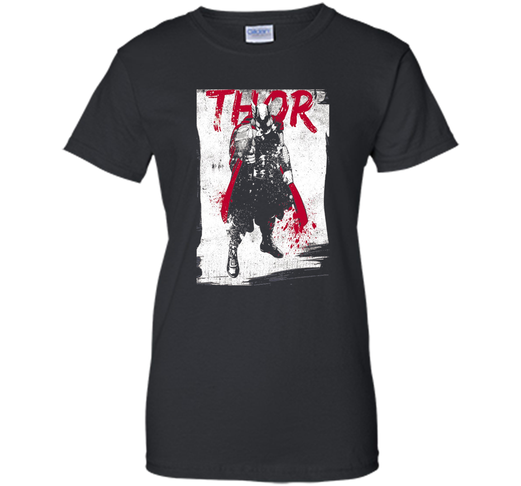 Thor Paint Splatter Print Graphic T-Shirt
