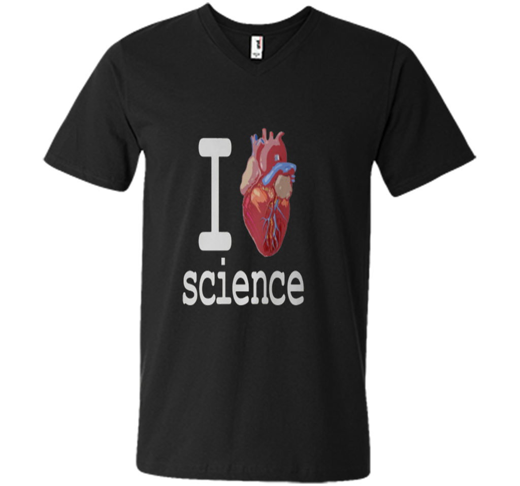 I Love Heart Science T Shirt - Biology Tee Tshirt Teacher