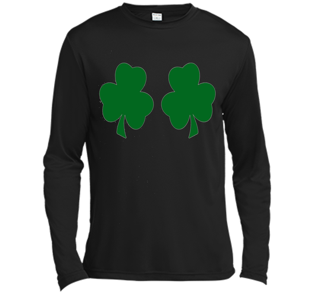 Irish Shamrock Boobs Funny St. Paddy's Day T-shirt