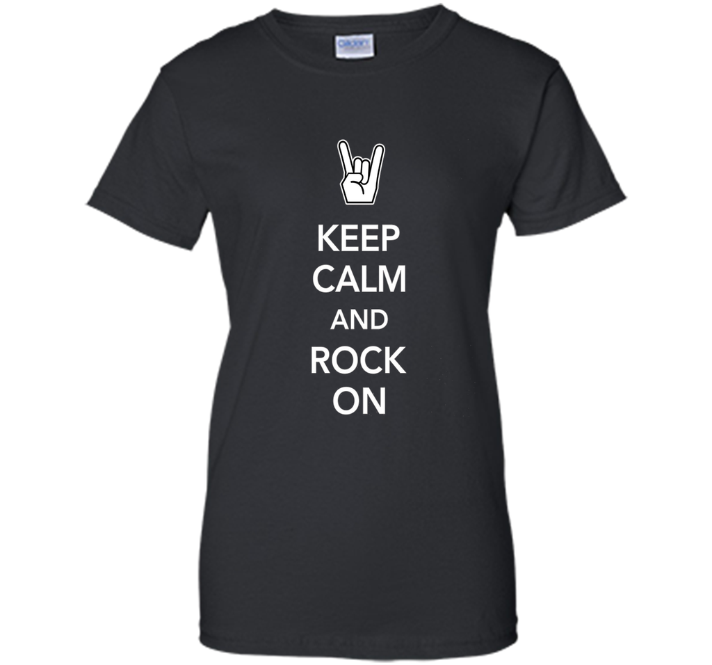 Keep Calm And Rock ON Metal T-Shirt