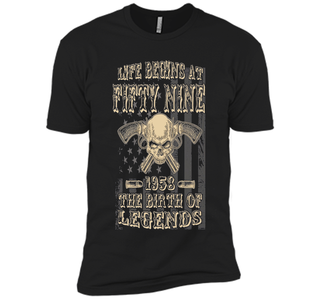 Life Begins At Fifty Nine 1958 The Birth Of Legends cool shirt