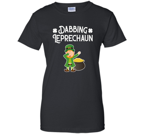Dabbing Leprechaun St. Patricks Day T-Shirt For Boys Girls