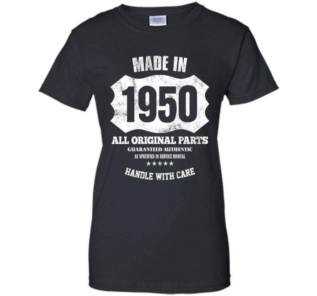 Made 1950 Original Parts 67th Birthday 67 Years Old T-Shirt