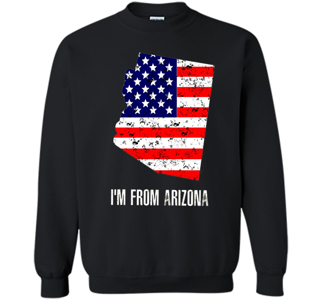Proud of Arizona USA flag Independence day TShirt