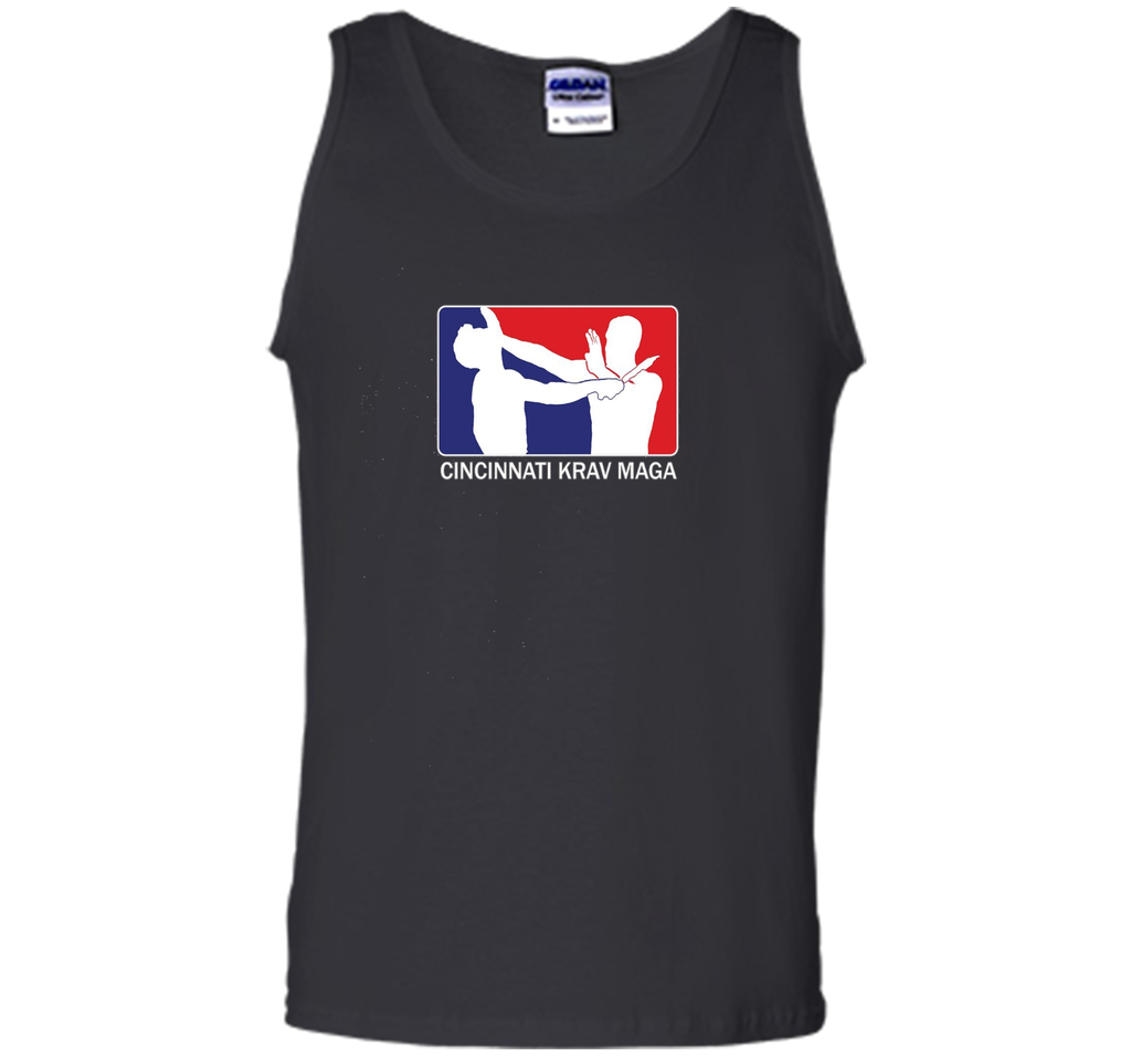 Cincinnati Krav Maga Red and Blue Logo T-Shirt