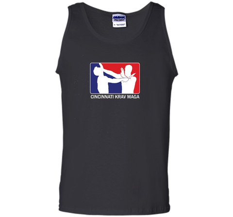 Cincinnati Krav Maga Red and Blue Logo T-Shirt