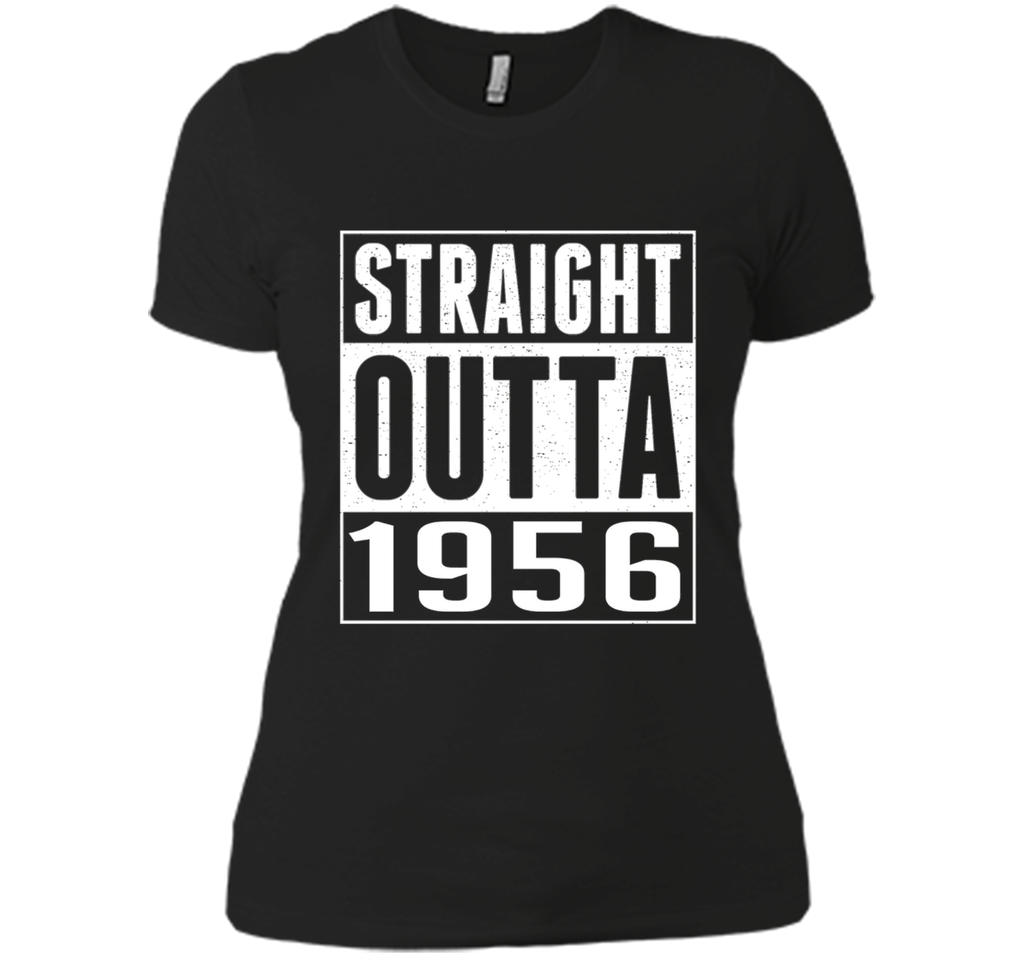 61th Birthday Gift T-Shirt STRAIGHT OUTTA 1956 Shirt