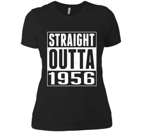 61th Birthday Gift T-Shirt STRAIGHT OUTTA 1956 Shirt