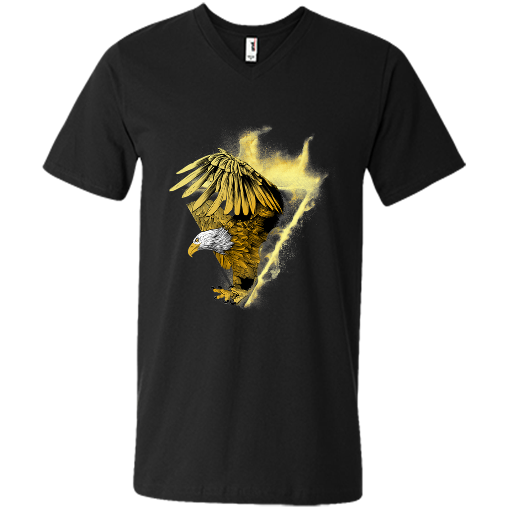 Eagle in flames-Cartoon graphic T-Shirt