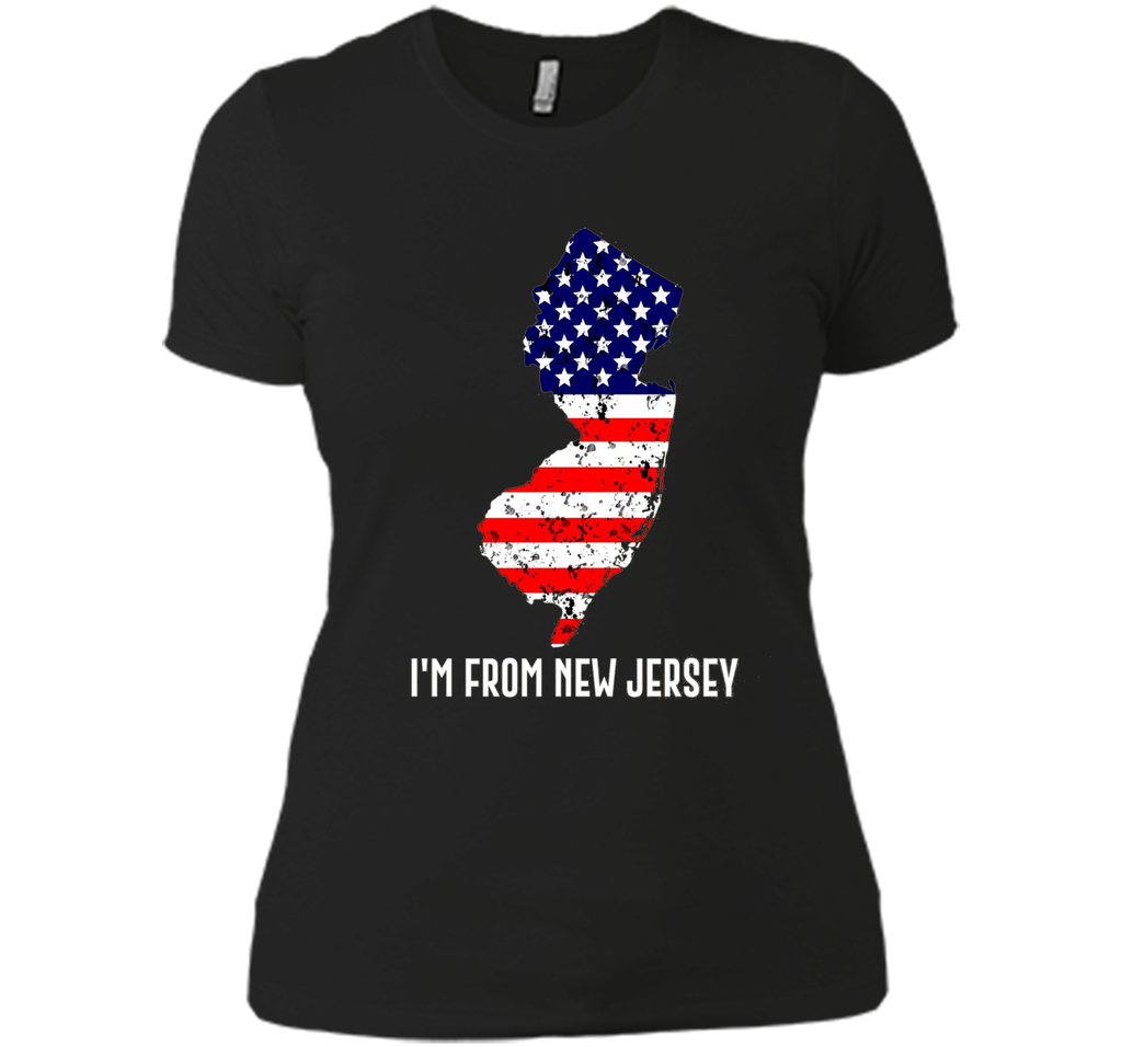 Proud of New Jersey USA flag Independence day Tee
